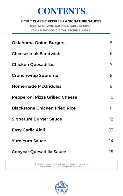 Complete Griddle Recipe Collection