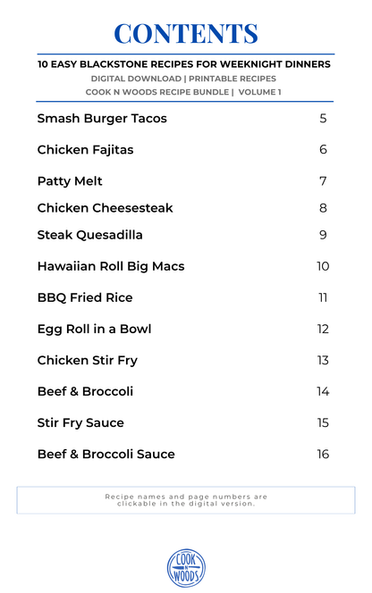 Complete Griddle Recipe Collection